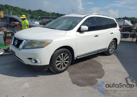 2014 Nissan Pathfinder Platinum/S/Sl/Sv from USA, damaged, VIN 5N1AR2MNXEC715767